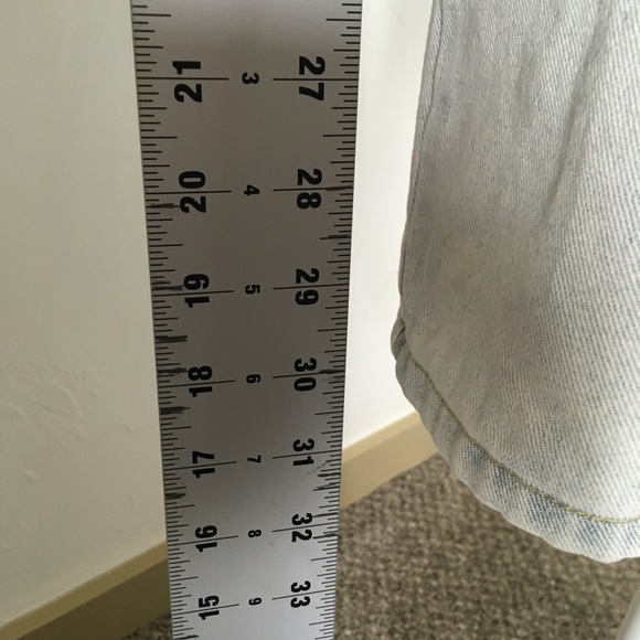 Misguided light denim cowgirl dress, fitted waist, button down, above the knee - Picture 7 of 9